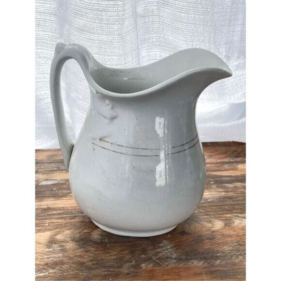 Royal China International Ceramic Porcelain Farmhouse Pitcher‎ White One-Size